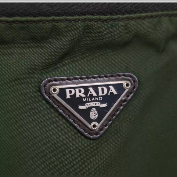 PRADA Backpack Nylon Khaki Auth 65011 - Picture 10 of 17